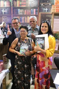 trio de leitores, vertical